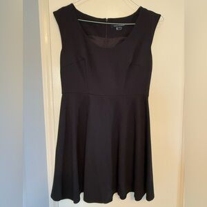 French Connection Elegant Black Midi Dress